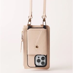 Holstere Pebbled Leather iPhone 11 Pro Crossbody with Pouch
